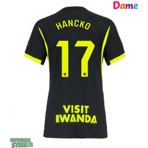 Atletico Madrid David Hancko #17 Replika Udebanetrøje Dame 2026-27 Kortærmet